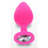 ANAL PLAY TOYJOY Plug Bijou Diamond Booty M 7 x 3.5cm Rose
